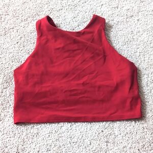 Athleta Conscious Crop D-DD Red